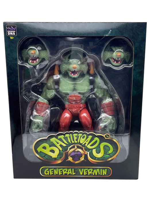 Battletoads Anthology Collection - General Vermin Green & Orange Variant 12" END BOSS Action Figure (LE 200)