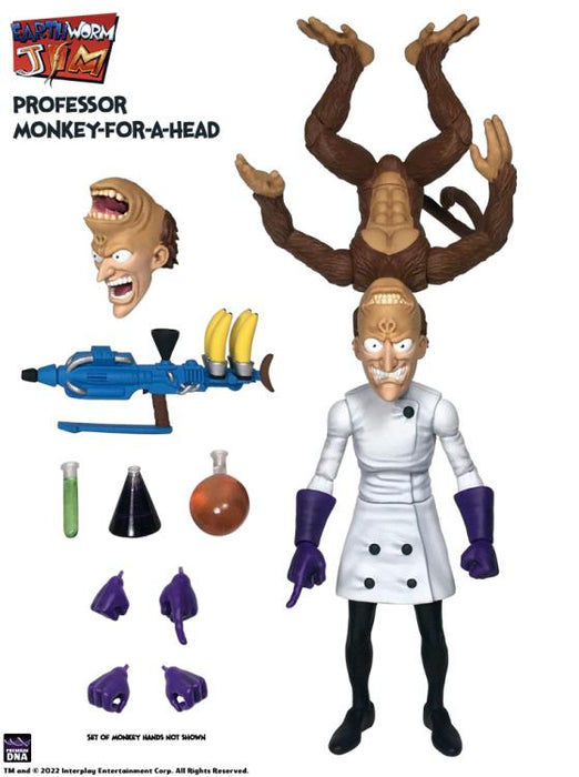 Earthworm Jim Wave 1 - Professor Monkey-For-A-Head