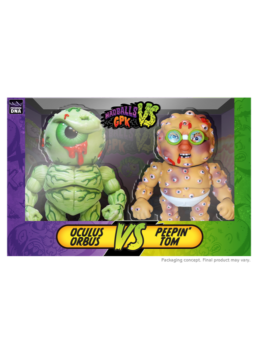 Madballs vs GPK Battle 2-Packs (LIMITED EDITION B-CARD) - Peepin' Tom vs Oculus Orbus (Toxic Waste Edition)