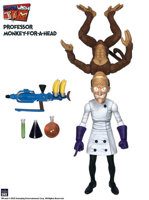 Earthworm Jim Wave 1 - Professor Monkey-For-A-Head