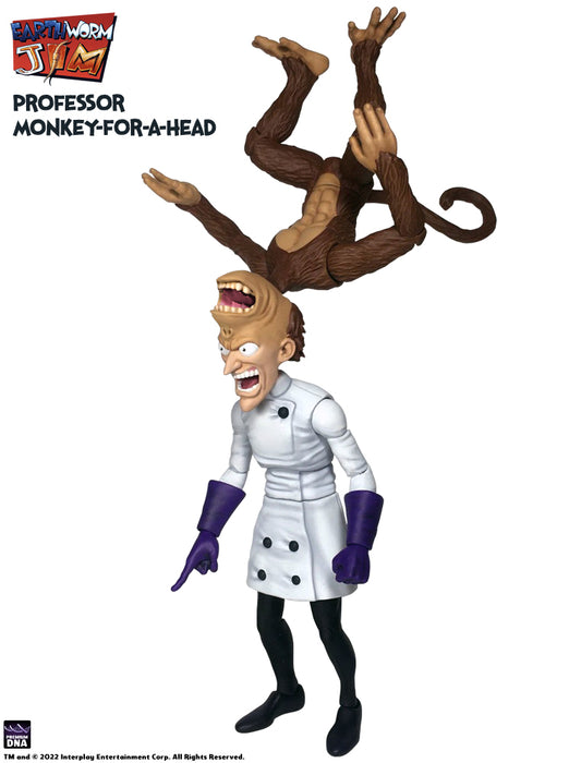 Earthworm Jim Wave 1 - Professor Monkey-For-A-Head