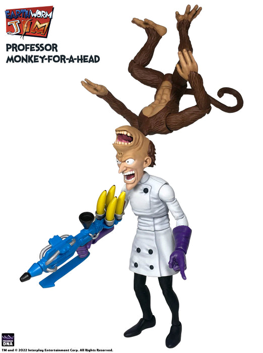 Earthworm Jim Wave 1 - Professor Monkey-For-A-Head