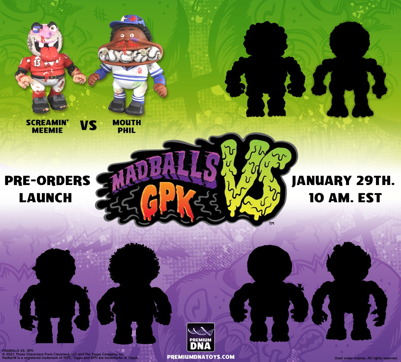 INTRODUCING: Madballs vs Garbage Pail Kids - Screamin' Meemie vs Mouth Phil 2-Pack