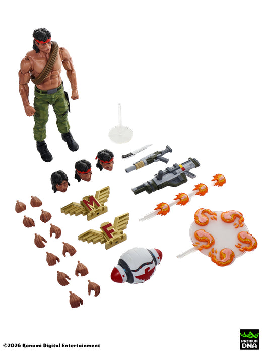 Contra (ARCADE) - Bill Rizer + Lance Bean MAXIMUM PAYLOAD 1/12 Scale Signature Series Action Figure Set (LIMITED EDITION 1/750)