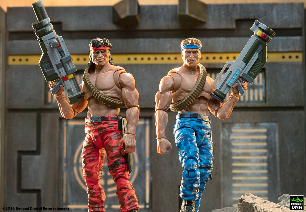 Contra (NES) - Bill Rizer MAXIMUM PAYLOAD 1/12 Scale Signature Series Action Figure Set