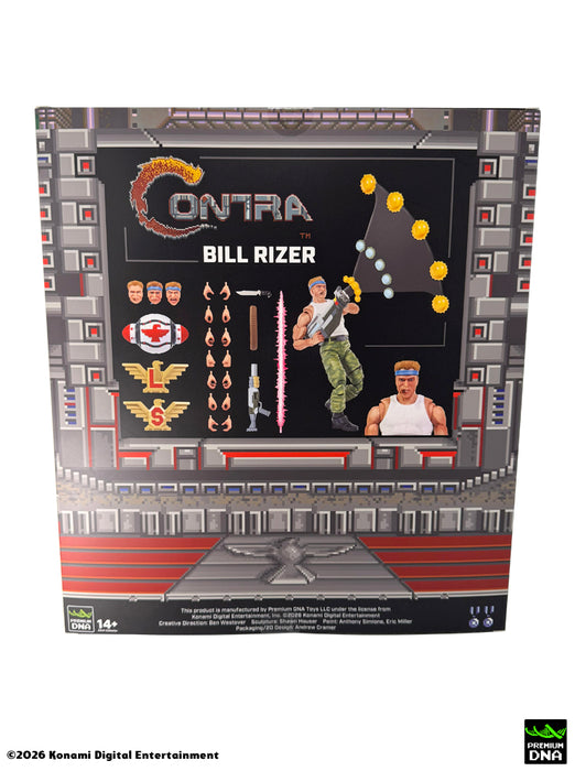 Contra (ARCADE) - Bill Rizer + Lance Bean MAXIMUM PAYLOAD 1/12 Scale Signature Series Action Figure Set (LIMITED EDITION 1/750)