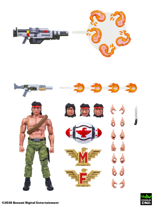 Contra (ARCADE) - Bill Rizer + Lance Bean MAXIMUM PAYLOAD 1/12 Scale Signature Series Action Figure Set (LIMITED EDITION 1/750)