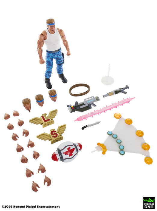 Contra (NES) - Bill Rizer MAXIMUM PAYLOAD 1/12 Scale Signature Series Action Figure Set