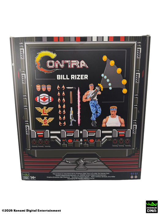 Contra (NES) - Bill Rizer MAXIMUM PAYLOAD 1/12 Scale Signature Series Action Figure Set
