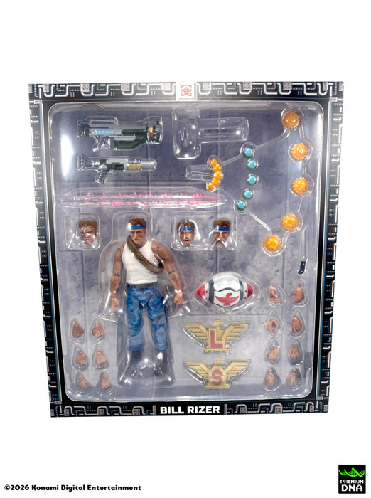 Contra (NES) - Bill Rizer MAXIMUM PAYLOAD 1/12 Scale Signature Series Action Figure Set