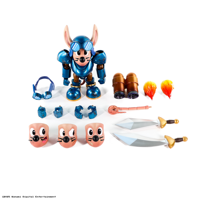 Rocket Knight Adventures - Sparkster (LE Battle Damage Variant) 1/12 Scale Signature Collection Action Figure