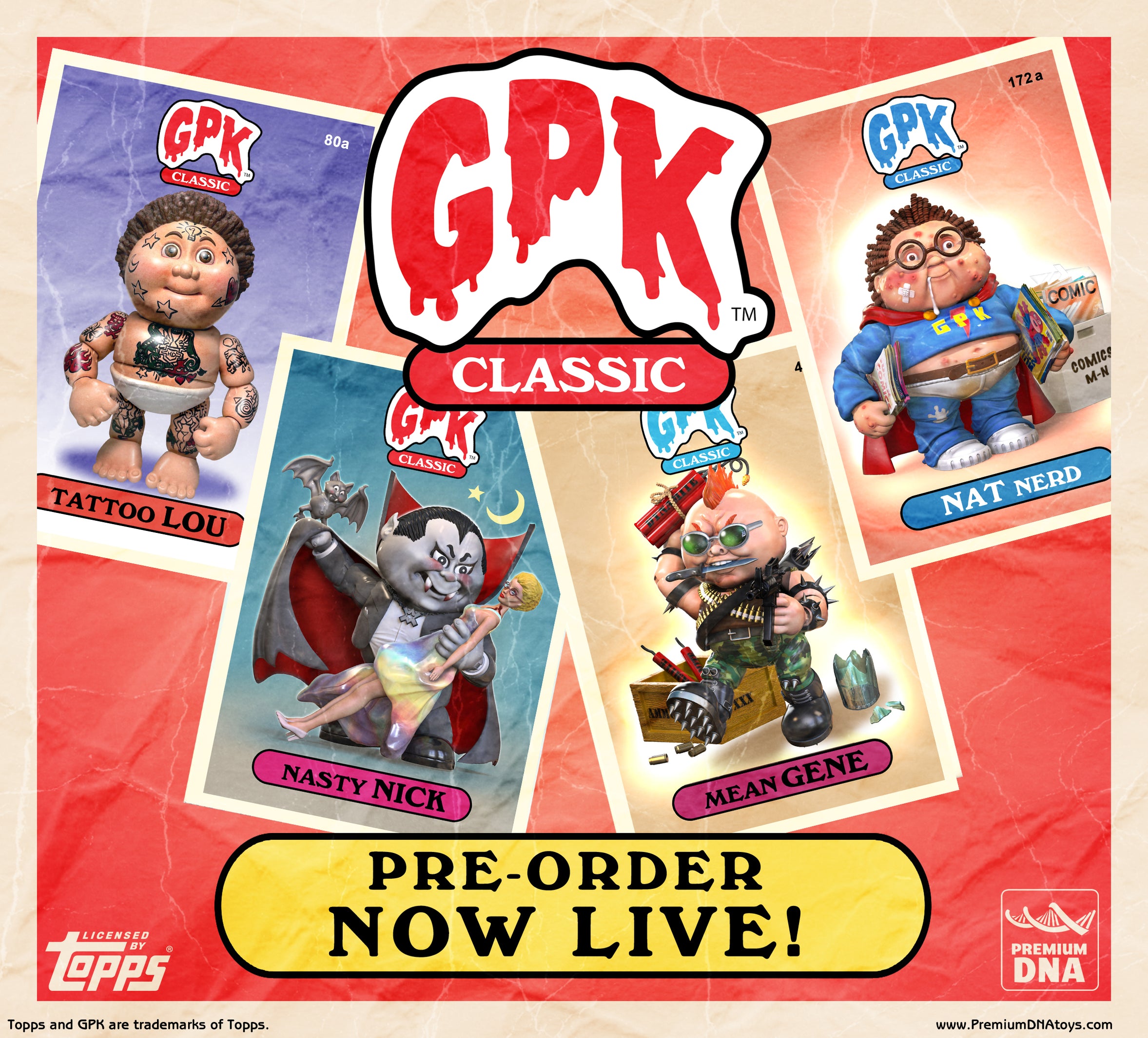 Gpk Bat GPK Classic Wave 1 — Premium DNA Toys