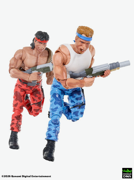 Contra (NES) - Bill Rizer + Lance Bean MAXIMUM PAYLOAD 1/12 Scale Signature Series Action Figure Sets (STANDARD EDITION)