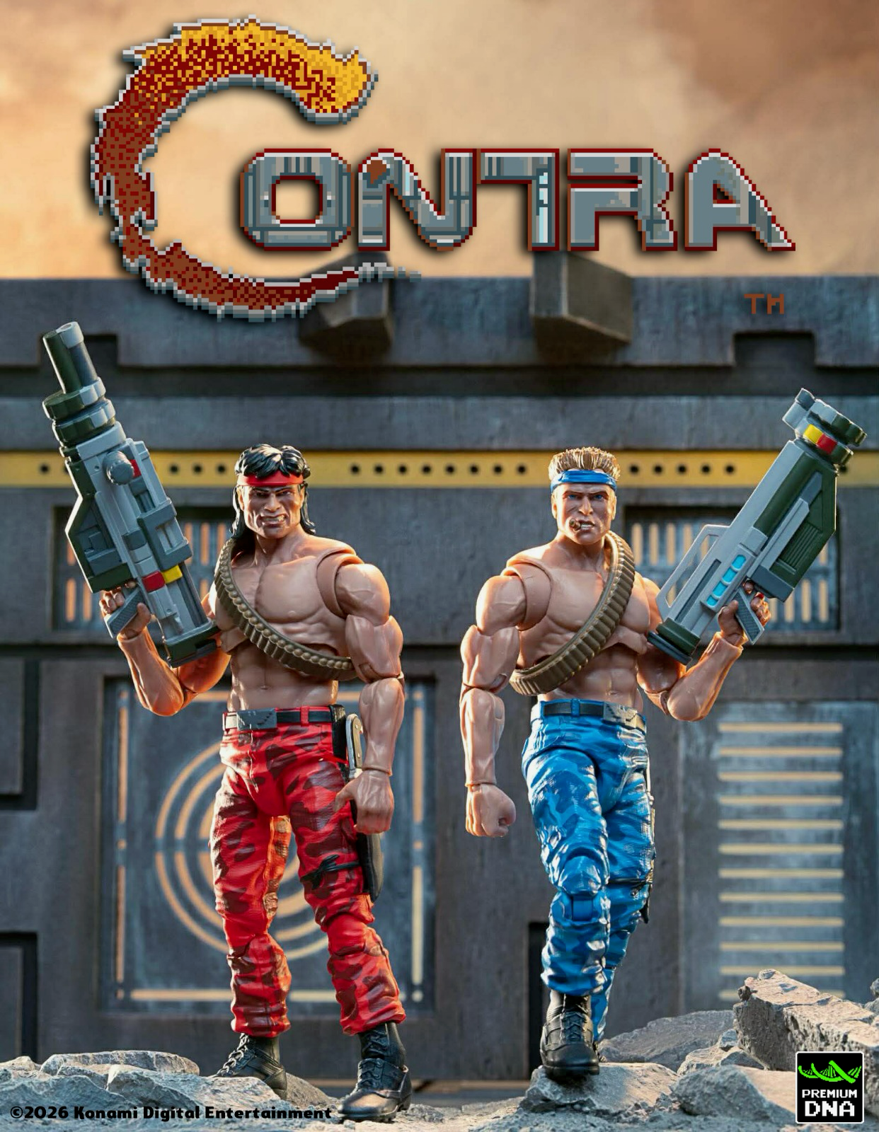 Contra (NES) - Maximum Payload Deluxe Action Figure Sets