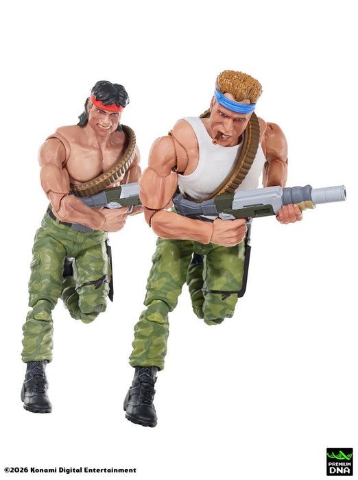 Contra (ARCADE) - Bill Rizer + Lance Bean MAXIMUM PAYLOAD 1/12 Scale Signature Series Action Figure Set (LIMITED EDITION 1/750)