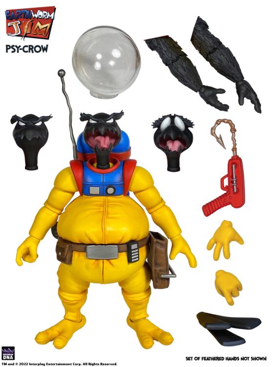 Earthworm Jim Wave 1 - Psy-Crow — Premium DNA Toys