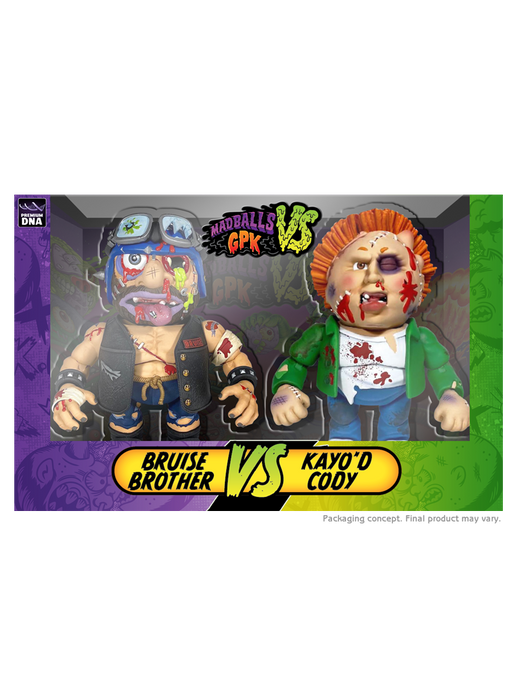 Madballs vs GPK Battle 2-Packs (LIMITED EDITION B-CARD) - Kayo'd Cody vs Bruise Brother (Badballs Biker Edition)